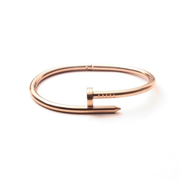Çelik Kelepçe Çivi Model SadeRose Gold